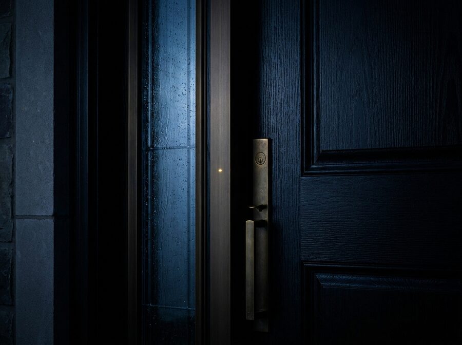 Reinforced entry point of a protected home